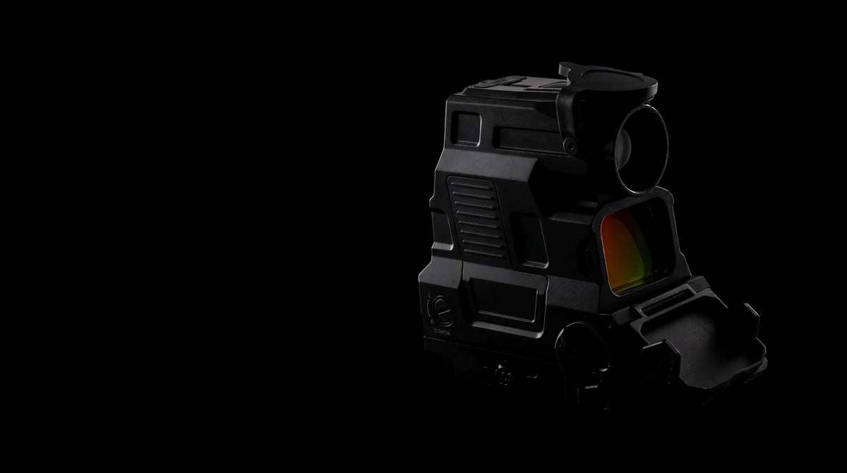 Night Operators HYBRID thermal fusion holo sight, low key light on black
