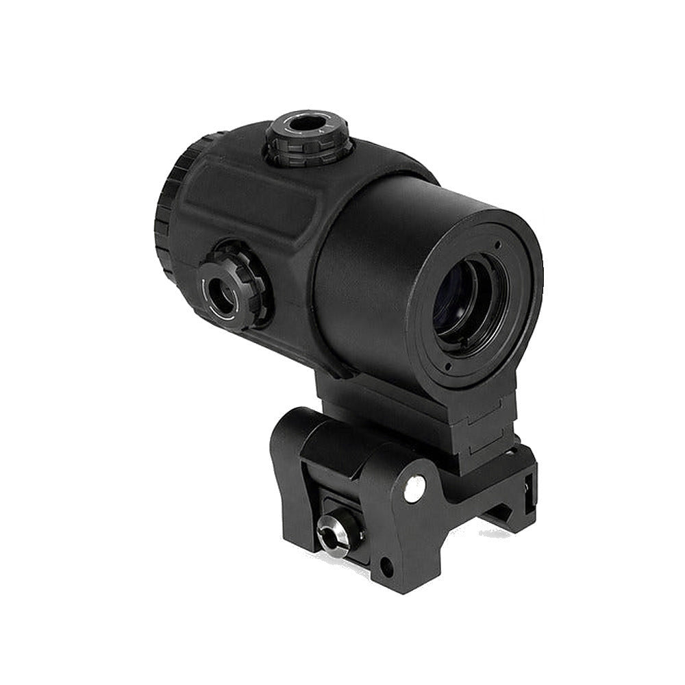 3X MAG flip to side magnifier, Black