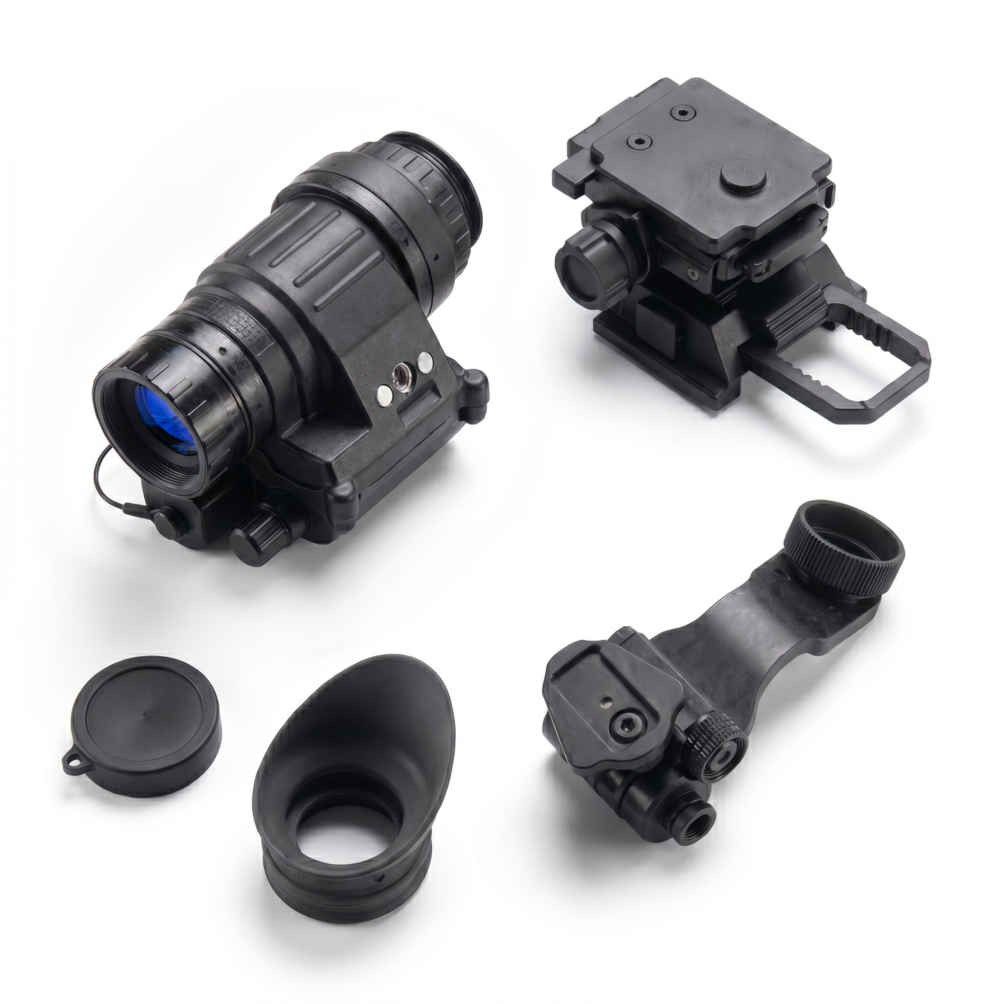 PVS-14 Gen 2+ Autogated/Manual Gain Night Vision Monocular w/ G24 Mount & J-Arm