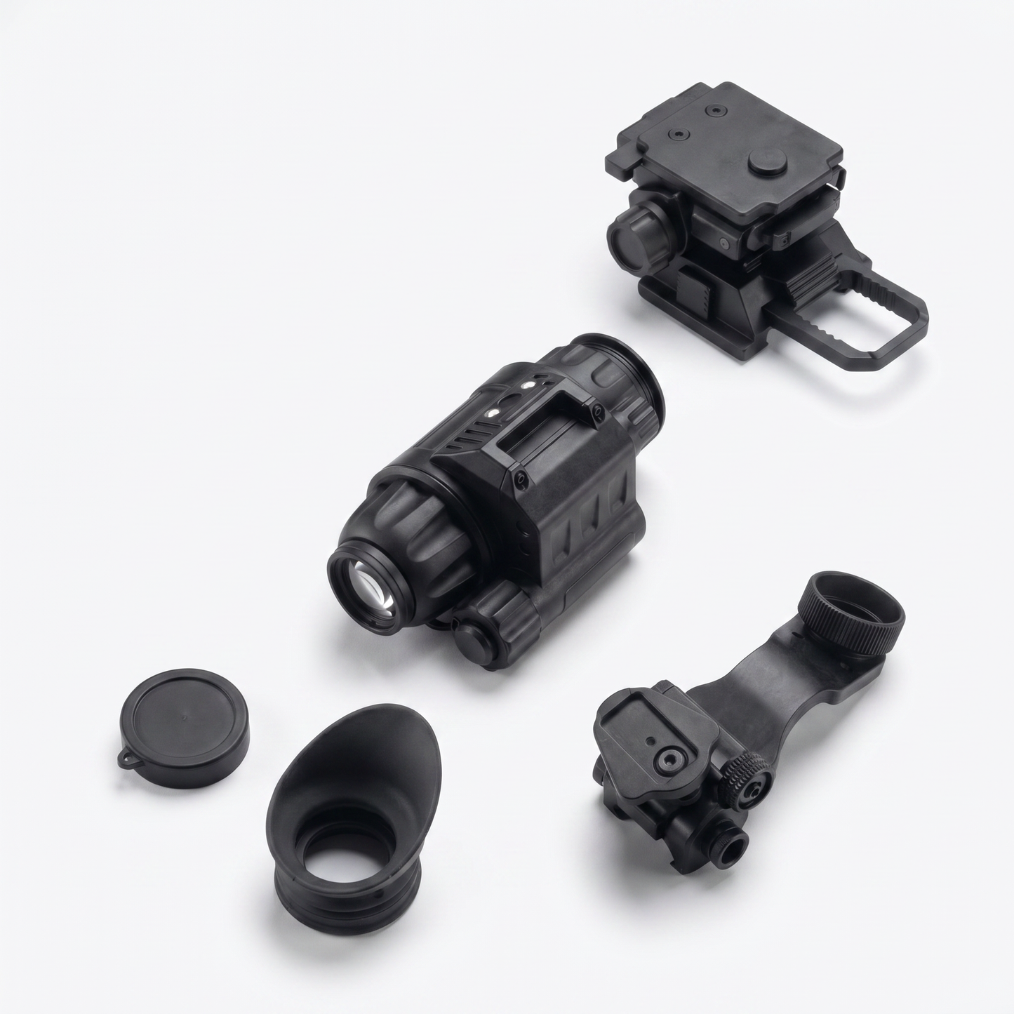 PVS-14 Gen 2+ Autogated/Manual Gain Night Vision Monocular w/ G24 Mount & J-Arm