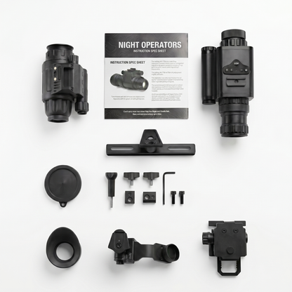 PVS-14 Gen 2+ Autogated/Manual Gain Night Vision Monocular w/ G24 Mount & J-Arm