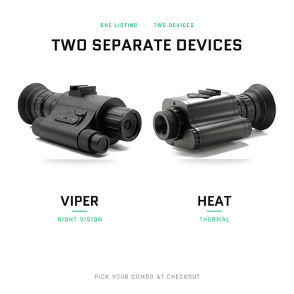 [NEW] HEAT Thermal / VIPER Night Vision Goggles Bridgeable Monoculars