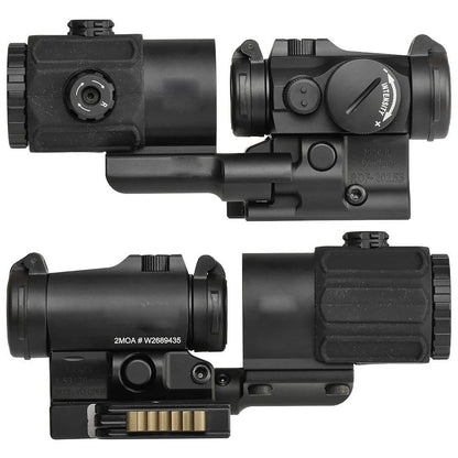 Spuhr QDF-20153K Hybrid Mount with red dot and magnifier