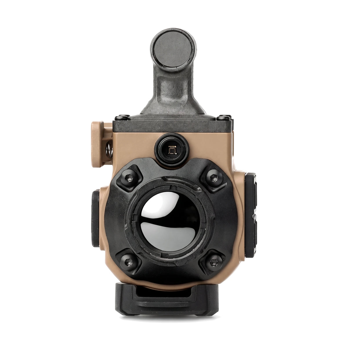 ADV-COTI clip-on thermal imager, front view of the thermal lens