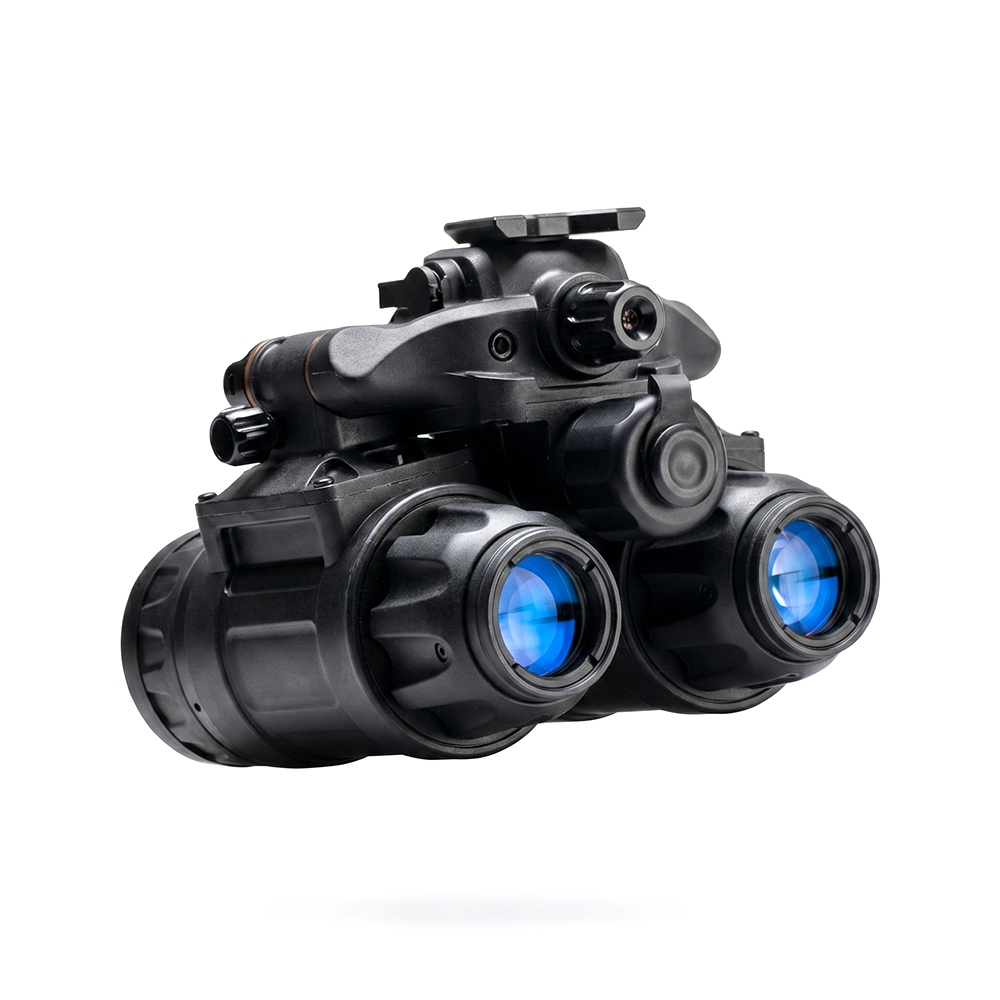 PVS-31 PRO dual-tube night vision binocular, front angle view