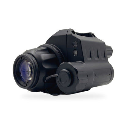 PVS-14 PRO Gen 2+ night vision monocular, compact housing, three quarter front view