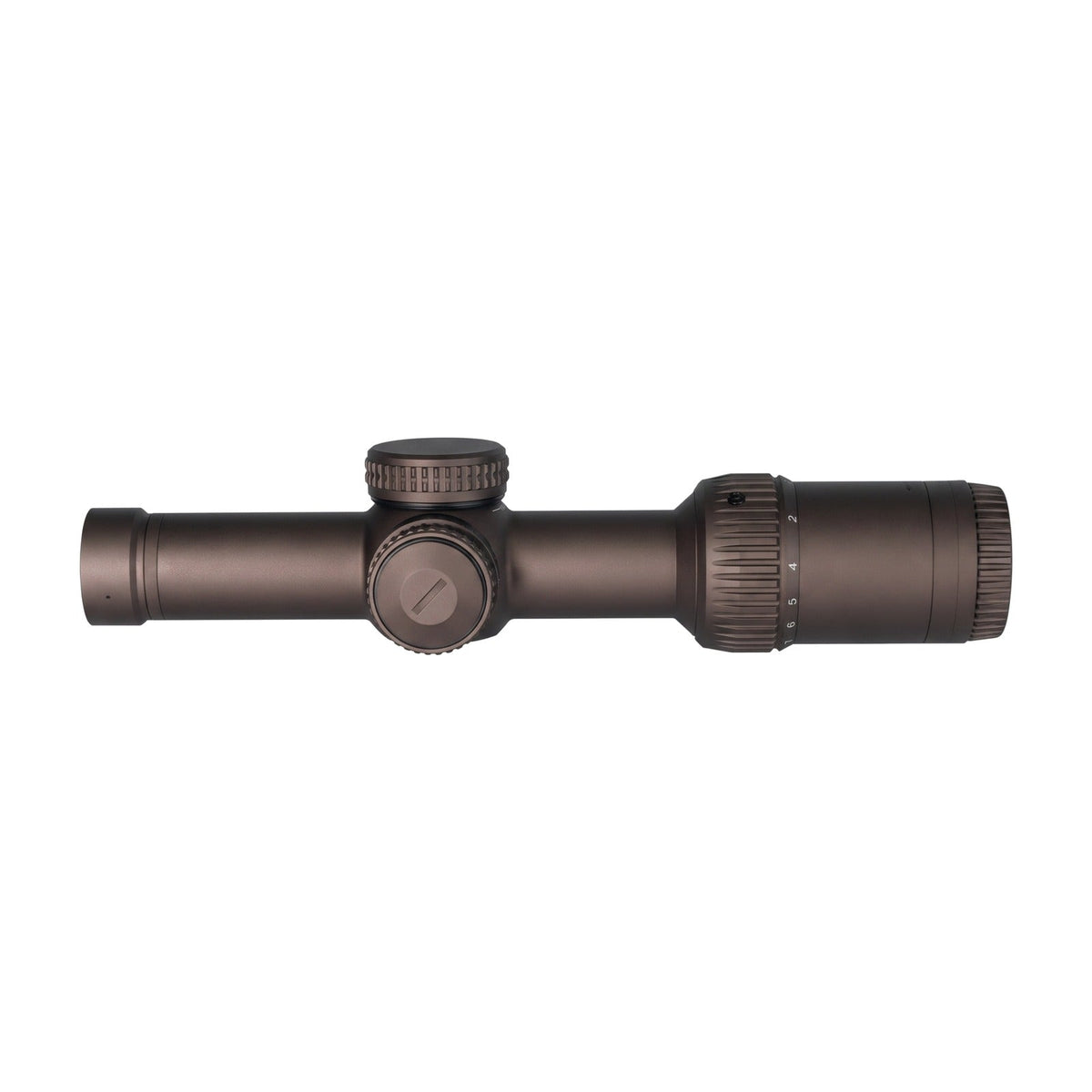 RZ 1-6 LPVO riflescope, tan, left side