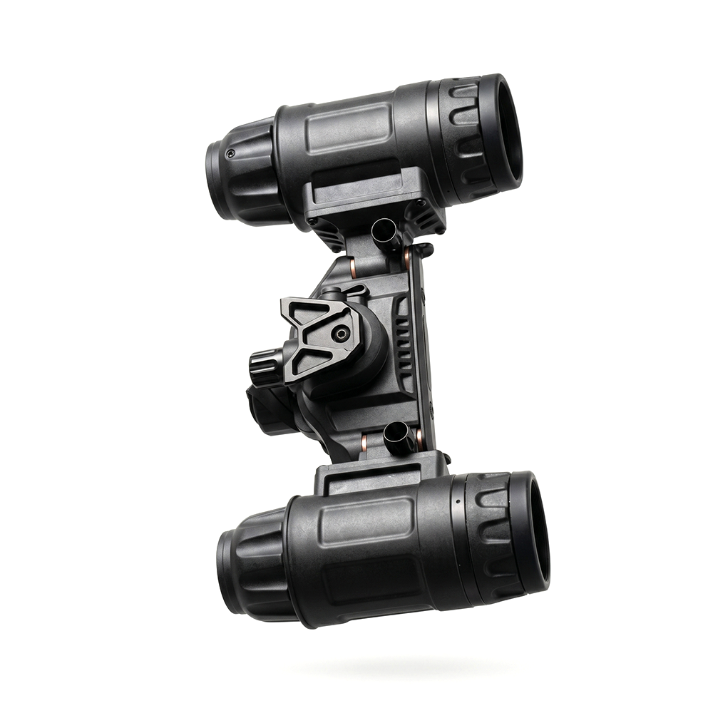 Side profile of PVS-31 PRO on dovetail mount shoe
